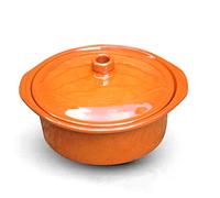 Spanish Terracotta Casserole Dish/Stew Pot/Dutch Oven - 3.5 Litre Capacity