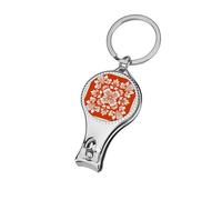 Spanish Tile Flower Organic Shape Nail Clippers Toenail Clipper Cutters Professional Nail Trimmer Nail Cuticle Cutter for Women Men