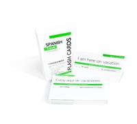 Spanish Travel Phrases Flash Cards with Conversation Variations