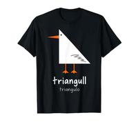 Spanish Triangulo Triangull Triangle Seagull Bird Pun Funny Value Graphic T-Shirt