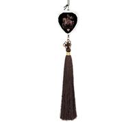 Spanish U.S. War Soldier Rider Automotive Interior Mirrors Hanging Crystal Pendant Lucky Charm Car Rearview Ornament Love