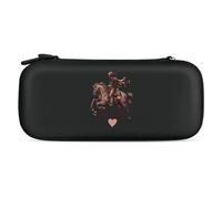 Spanish U.S. War Soldier Rider Carrying Case Compatible with Switch Hard Travel Storage Bag with 15 Game Card Slots