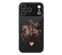 Spanish U.S. War Soldier Rider Cell Phone Case Compatible with iPhone 17/17 Air/17 Pro/17 Pro Max Glass Back Protective Shell