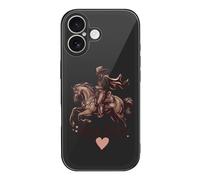 Spanish U.S. War Soldier Rider Cell Phone Case Compatible with iPhone 17/17 Air/17 Pro/17 Pro Max Glass Back Protective Shell
