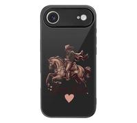 Spanish U.S. War Soldier Rider Cell Phone Case Compatible with iPhone 17/17 Air/17 Pro/17 Pro Max Glass Back Protective Shell