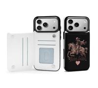 Spanish U.S. War Soldier Rider Cell Phone Flip Case Compatible with iPhone 17/17 Air/17 Pro/17 Pro Max Soft Protective Shell