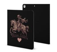 Spanish U.S. War Soldier Rider Funny Tablet Case Compatible with IPAD Pro 2020 （11in）/2020 （10.2in）/2020 AIR 4 （10.9in）/Pro 2021 （11in）/Air4/Air5 （10.9in） Personality Protective Cover with Pen Slot