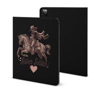 Spanish U.S. War Soldier Rider Funny Tablet Case Compatible with IPAD Pro 2020 （11in）/2020 （10.2in）/2020 AIR 4 （10.9in）/Pro 2021 （11in）/Air4/Air5 （10.9in） Personality Protective Cover with Pen Slot