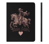 Spanish U.S. War Soldier Rider Funny Tablet Case Compatible with IPAD Pro 2020 （11in）/2020 （10.2in）/2020 AIR 4 （10.9in）/Pro 2021 （11in）/Air4/Air5 （10.9in） Personality Protective Cover with Pen Slot