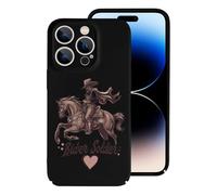 Spanish U.S. War Soldier Rider Slim Cell Phone Case Compatible with iPhone 14/14 Plus/14 Pro/14 Pro Max Hard Protective Shell