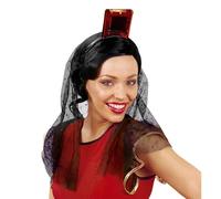 Spanish Veil Sequin Accessory for Spain Fancy Dress