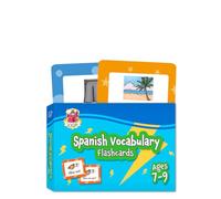 Spanish Vocabulary Flashcards for Ages 7-9 (with Free Online Audio): (CGP KS2 Activity Books and Cards)