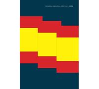 Spanish Vocabulary Notebook: Lined, 2 Columns | Language Learning Words and Phrases Journal