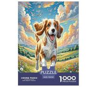 Spanish Water Dog Jigsaw Puzzles Puzzle for Adults Kids. 1000 Piece Handsome animals Whimsical Challenge Toy Educational Game Home Decoration for Educational Games Gifts 70x50cm/1000pcs