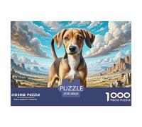 Spanish Water Dog Puzzle 1000 Pieces for Adults Family Entertainment Hobby Durable Strong Fit 38x26cm/1000pcs