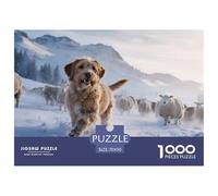 Spanish Water Dog1000 Piece Jigsaw Puzzle for Adultspet Dog Premium Box, Extra Fun, Challenging Puzzles, for Women, Gifts for Men, Brain-Teasing70x50cm/1000pcs