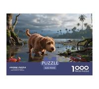Spanish Water Dog1000 Piece Jigsaw Puzzle for Adultspet Dog Premium Box, Extra Fun, Challenging Puzzles, for Women, Gifts for Men, Brain-Teasing70x50cm/1000pcs