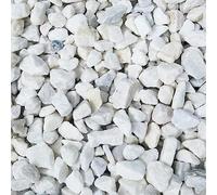 Spanish White 5-20 mm Decorative Stones Chippings Peacock Turfscape Gravels Aggregates for Driveway Paths Garden Maxi Bag 23KG