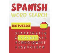 Spanish Word Search | 100 puzzle Español (Vol.1): Sopa de lettras : Learn Spanish