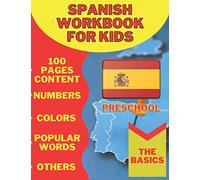 Spanish Workbook For Kids: Basic Expressions for Coloring and Self-study