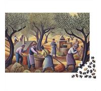 Spanish Workers Picking OlivesJigsaw Puzzles 1000 Pieces for Adults Puzzle Educational Games