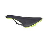 Spank Spike 160 Unisex Adult MTB Saddle (Black Green), Bicycle Seat for Men Women, Bicycle Saddle, Waterproof Seat with Ergonomic Zone Concept