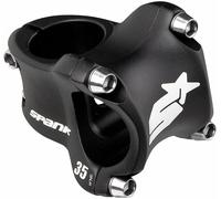 Spank Spike Race 2 Stem - 35mm 31.8 Clamp 0 1 1/8 Aluminum Black