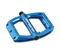 Spank Spoon 100 Pedals - Platform, Aluminum, 9/16", 100mm Wide, Blue