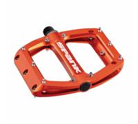 Spank Spoon 110 Pedals - Platform, Aluminum, 9/16", 110mm Wide, Orange