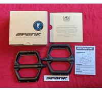 Spank Spoon DC Black Flat MTB Pedals CNC Alloy Trail DH Enduro NEW