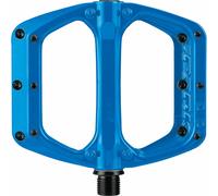 Spank Spoon DC Pedals - Platform, Aluminum, 9/16", 110mm Wide, Blue