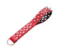 Spanking Paddle, BDSM Sexual Abuse Double Hand Clap Porn Whip for Adult Couples Games, Artificial Leather Sex Toy Suitable for Role Play Bed Bondage Sex Play, Black