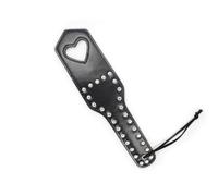 Spanking Paddle,BDSM with Double Sided Rivets Erotic Leather Flogger Whip,A | PU Leather Paddle, Faux Leather Racket, Sex Play Whip Slut Paddle,for Couples Flirt Play Fetish Cosplay