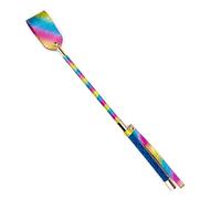 Spanking Paddle Flogger for Sex PU Leather Sex Whip Adult SM Tool Flirt Restraint Bondage Sexual Adult Sex Toy for Couple Adults BDSM Cosplay Play Sex Flogger Sex Whip Adult Sex Play(Rainbow)