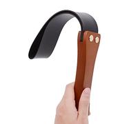 Spanking Paddle Flogger PU Leather Whip with Wooden Handle Adult Whip Crop for Fetish Bondage Toy Kinky Beginner Gear Extreme Love Games Sex Erotic Racket Faux Slut Roleplay Flirt Cosplay for Couples