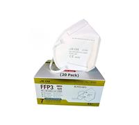 Spanner In The Works FFP3 Dust Masks Pack of 20 - Individually Wrapped Disposable Respirators
