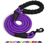 Spanner In The Works® | Purple Lead For Large Dogs - Reflective Dog Leashes, 1.5 Metre Long Lead, Thick 13mm Anti Pull Dog Leash | Comfort Handle, Strong, Upgraded 360 Swivel