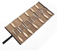 Spanner Organiser,Waxed Canvas Chisel Roll,Screwdriver Spanner Roll,Multi-Purpose Tool Roll,Tool Pouch Bag,Woodworking and Carving Hand Tool Storage Organizer,Tool Gifts for Men