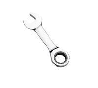Spanner Set 1pcs Reversible Combination Stubby Single Wrench 72 Tooth Ratchet Ratchet Spanners(19mm)