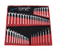 HEAVY DUTY CHROME 48PC COMBINATION METRIC AF SAE SPANNER WRENCH RING SET CT0876