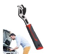 Spanner Wrench - Adjustable Multi Purpose Tool, Mini Short Shank Plumbing Wrench | Kitchen Bathroom Toilet Sink Installation Repair Tight Spaces Comfortable Grip Tap Faucet Water Pipe Nut Bolt Heavy