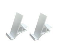 SPANSEE 2 PCS Book & Comics Display Holder Compatible with IKEA Billy Bookshelf, Manga Display Organizer Compatible with IKEA Billy Shelves (White)