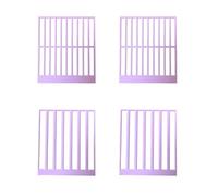 SPANSEE 4 PCS Diamond Painting Ruler, Ruler Compatible with Diamond Art Club Round and Square Canvases, Diamond Painting Guide