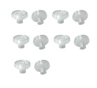 SPANSEE 5 Pairs Taller Thumbstick Compatible with Ayn Odin 2, Stick Caps Compatible with Retroid Pocket 4 (Clear)