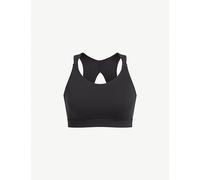 Spanx Active Womens Black Core High-impact Stretch-jersey Sports Bra 32dd