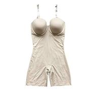 SPANX Assets Red Hot Label Womens Stapless Cupped Bodysuit Medium Control Shaping Body Suits Lingerie (1X-Plus, Neutral)