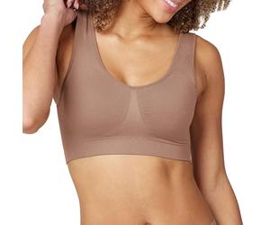 Spanx Breast of Both Worlds Reversible Comfort Bra, Café Au Lait/Chestnut Brown, 3X