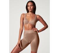 Spanx female Thinstincts 2.0 Medium Control Mid-Thigh Shorts - Brown, Beige,Brown,Black