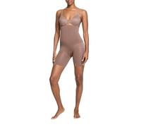 Spanx Women's Assets High-Waist Mid-Thigh Short-Seamless Shapewear Briefs, CAFÉ AU Lait, L