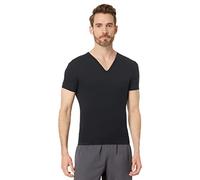 SPANX Men's Sculpt Cotton V-Neck, Classic Black, Medium